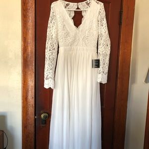 Lulus Wedding Dress Size Medium